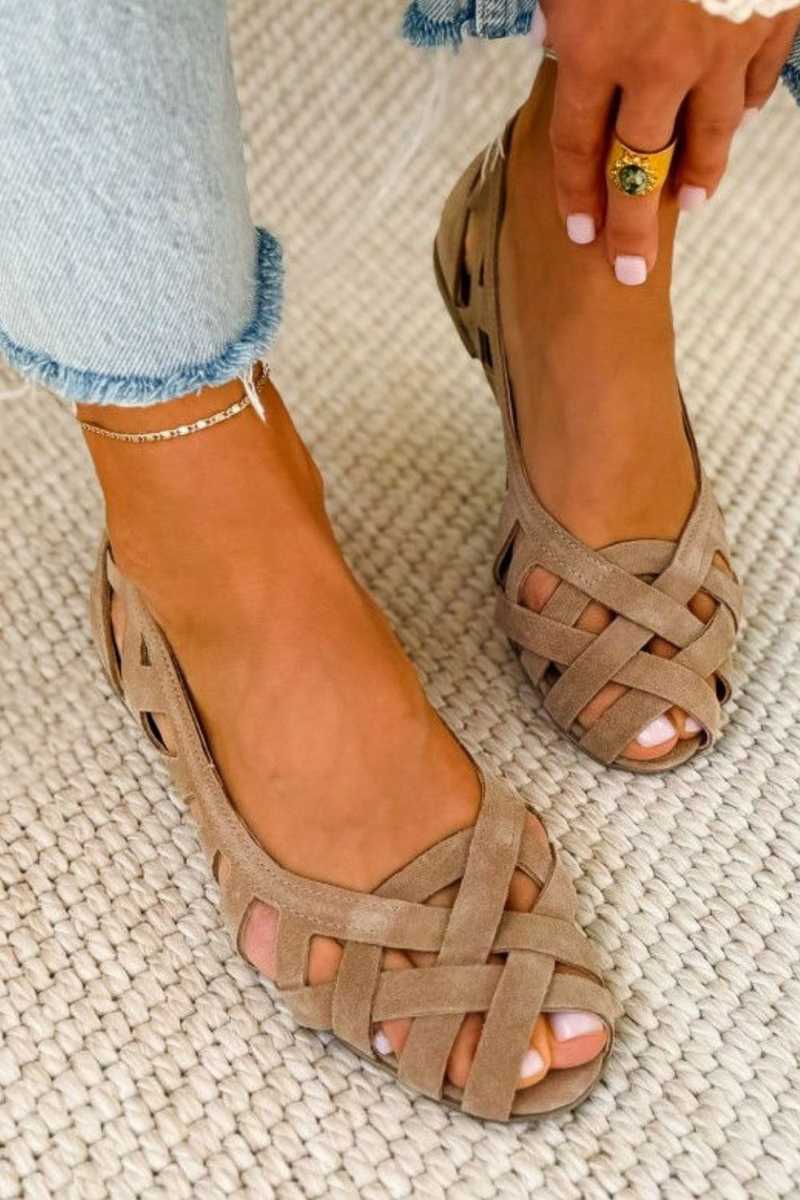 Helena – Geweven Zomersandalen