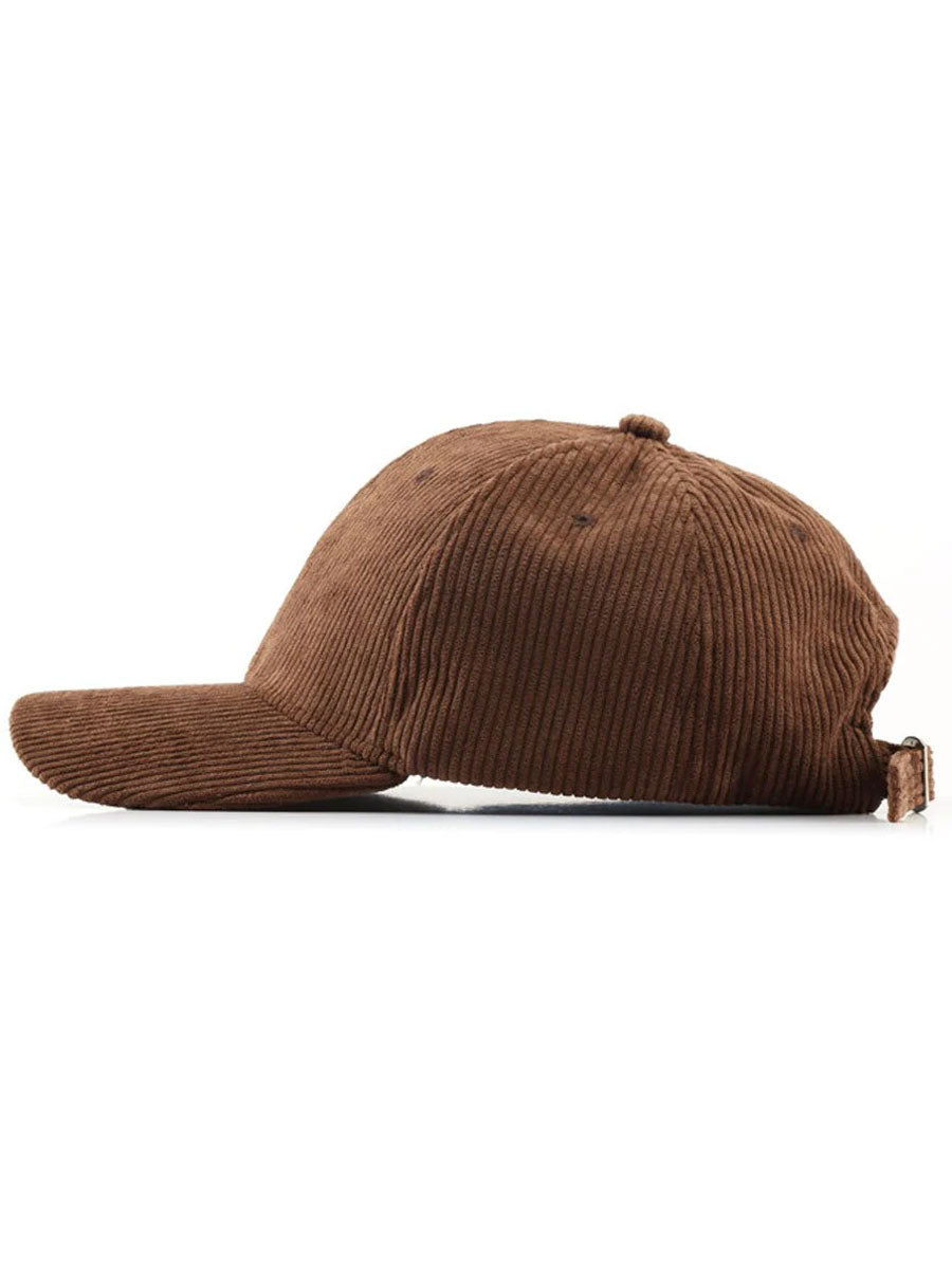 Casual Retro Corduroy Sport Warm Baseball Cap