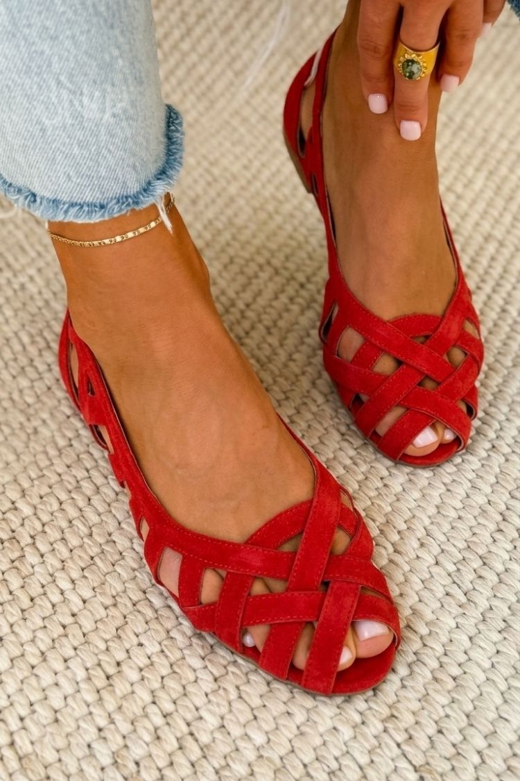 Helena – Geweven Zomersandalen