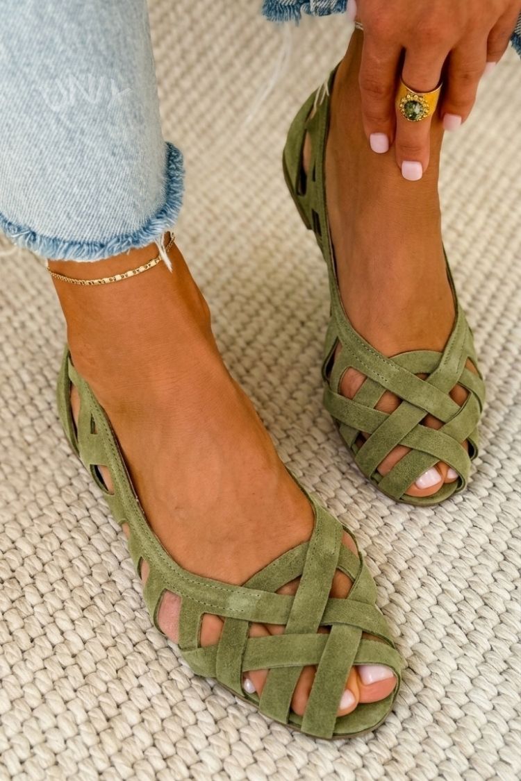 Helena – Geweven Zomersandalen