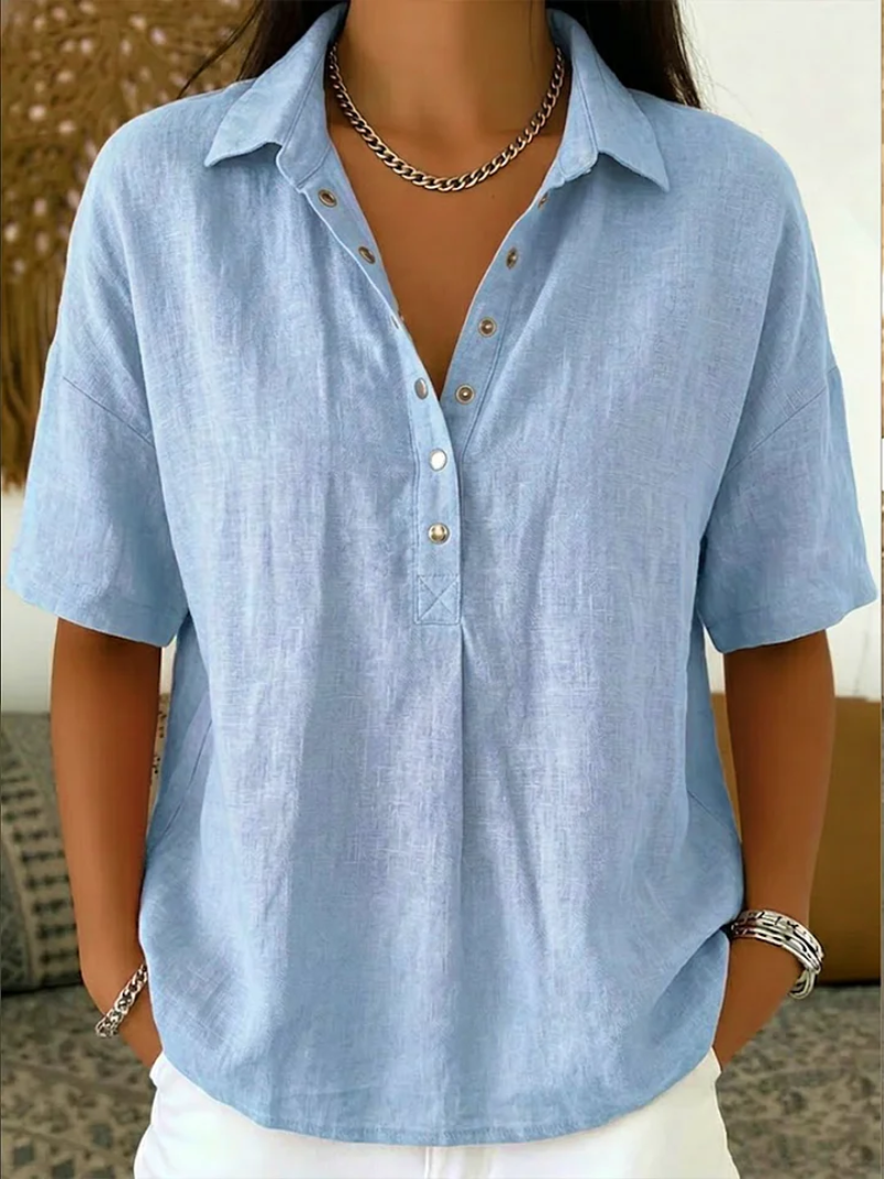 Amara | Klassieke Blouse met Kraag voor Dames