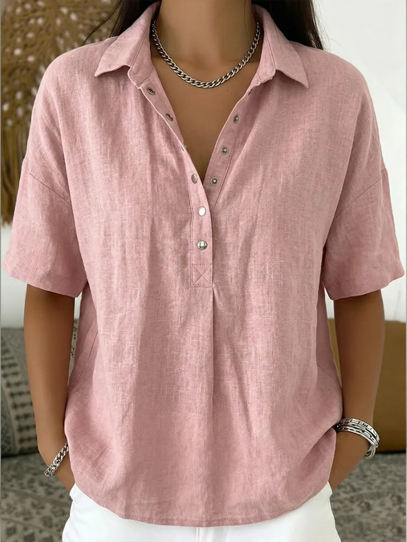 Amara | Klassieke Blouse met Kraag voor Dames