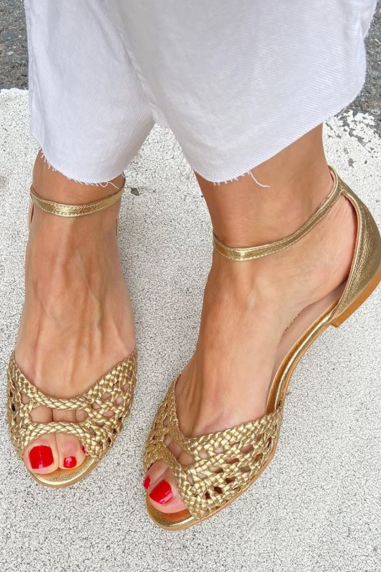 Isabelle – Geweven Zomer Sandalen