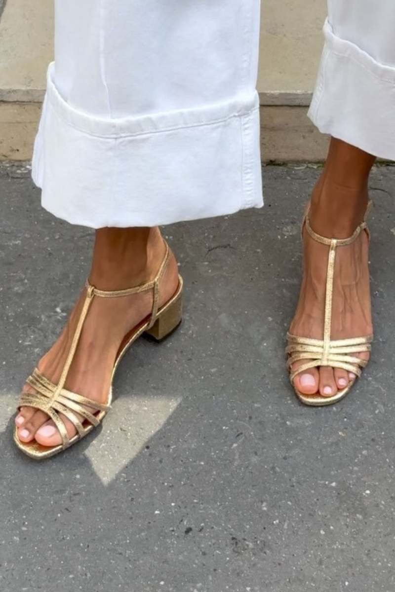 Hoop – Gouden Elegante Everyday Sandalen