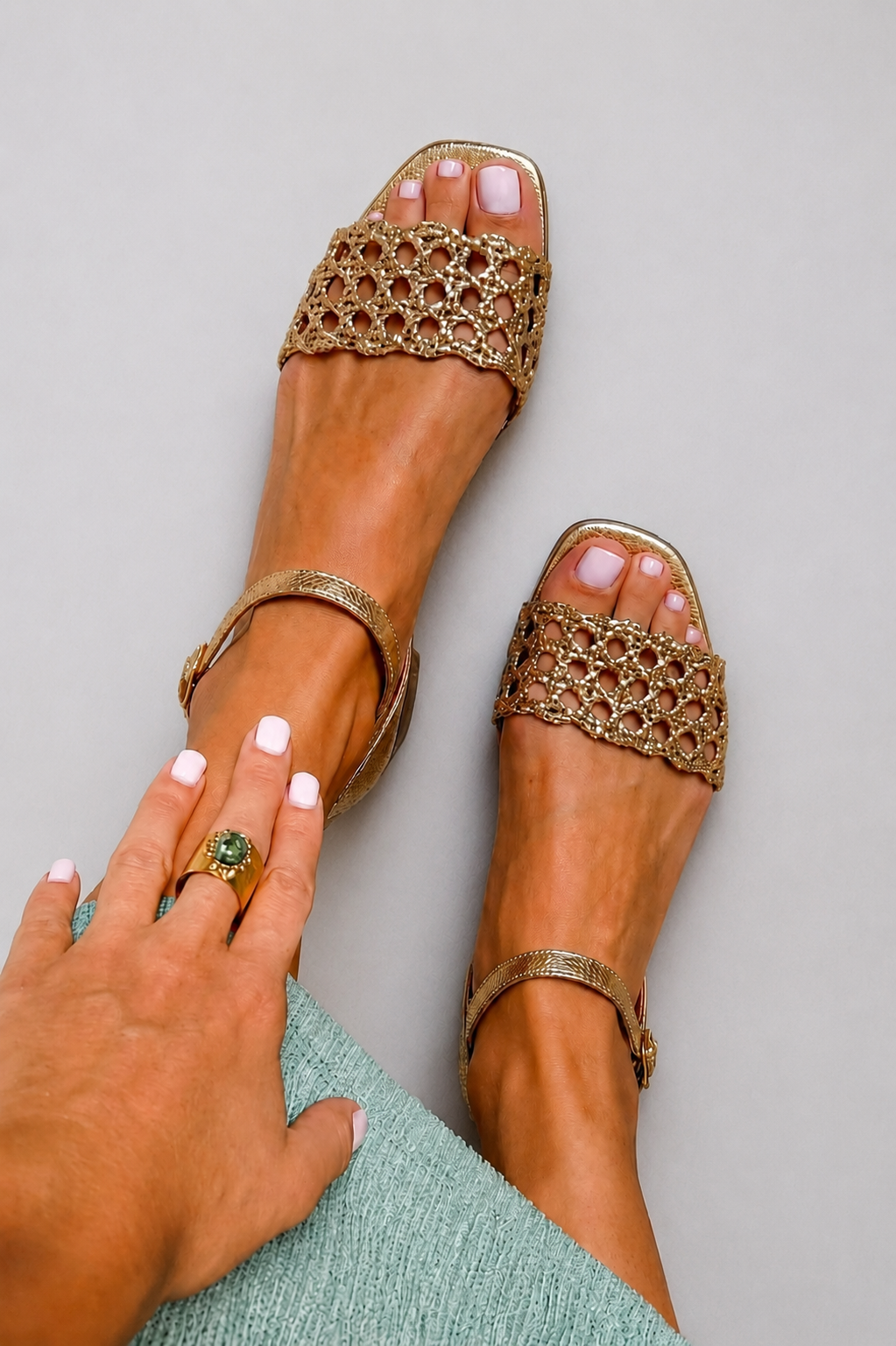 Gabriella – Gouden Zomer Betovering Sandalen