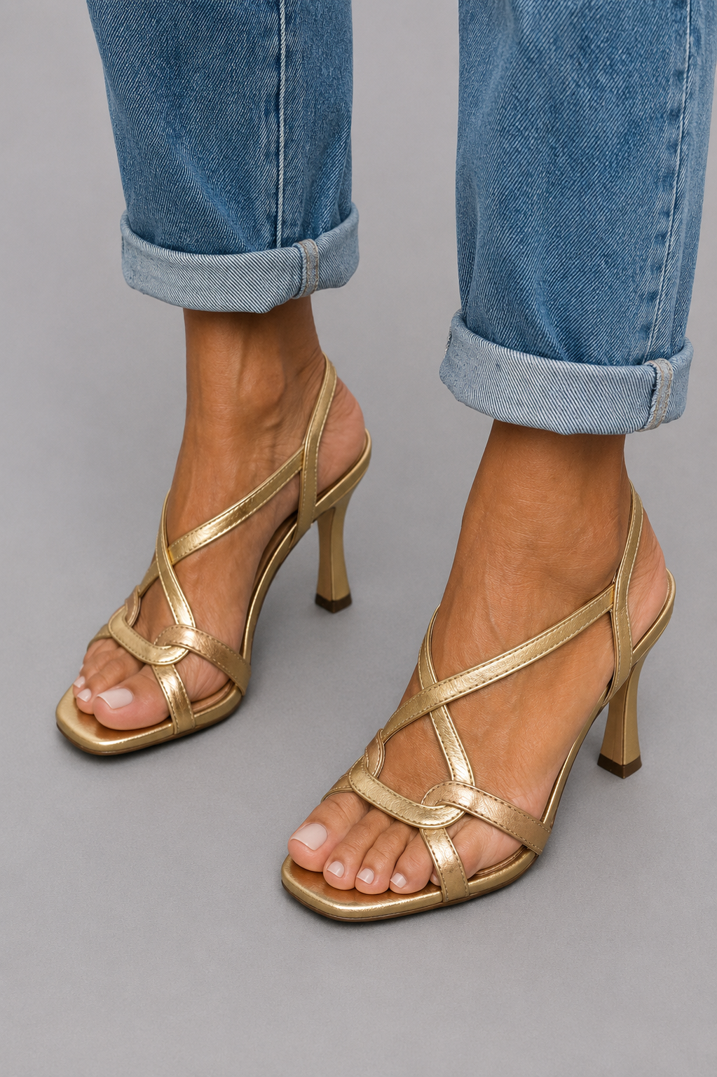 Gemma - Gouden Zomer Charm Sandalen