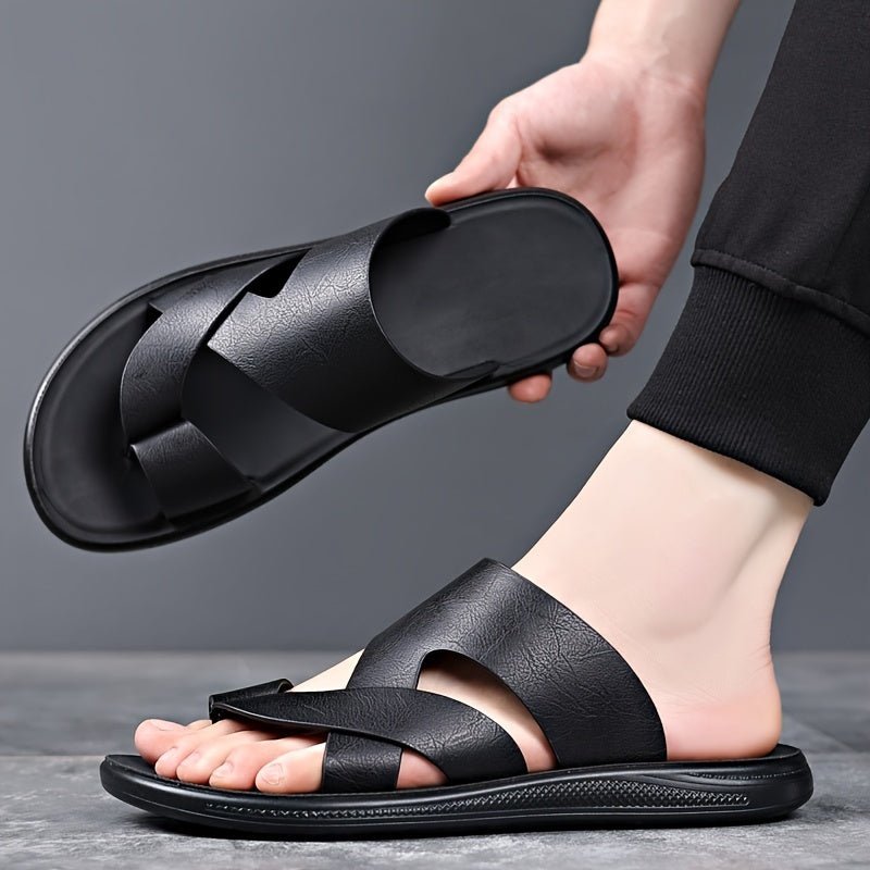 Adrien Comfortabele Slip - On Heren Sandalen - bellanza