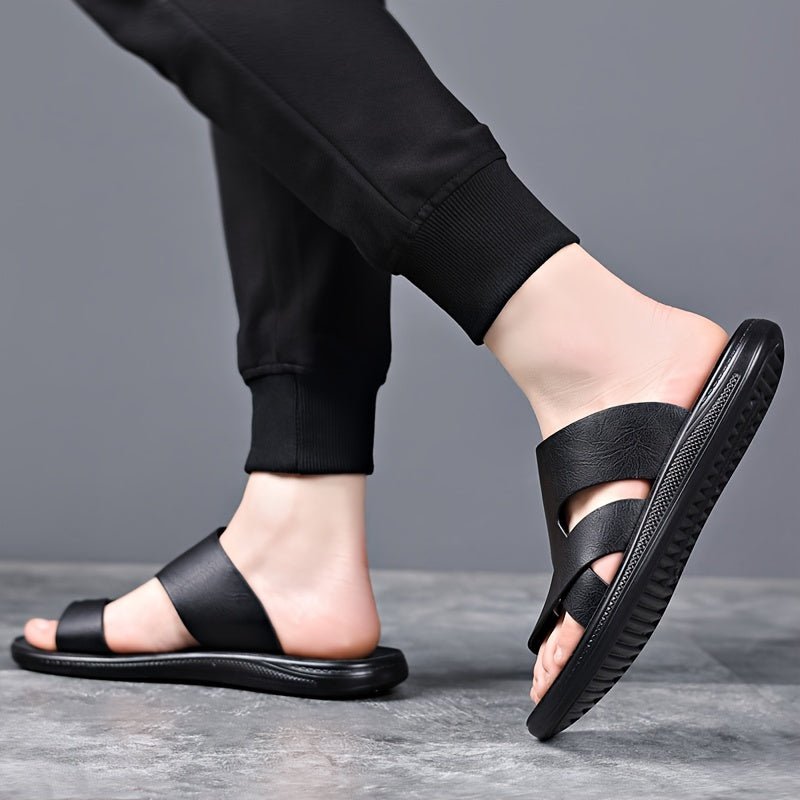 Adrien Comfortabele Slip - On Heren Sandalen - bellanza