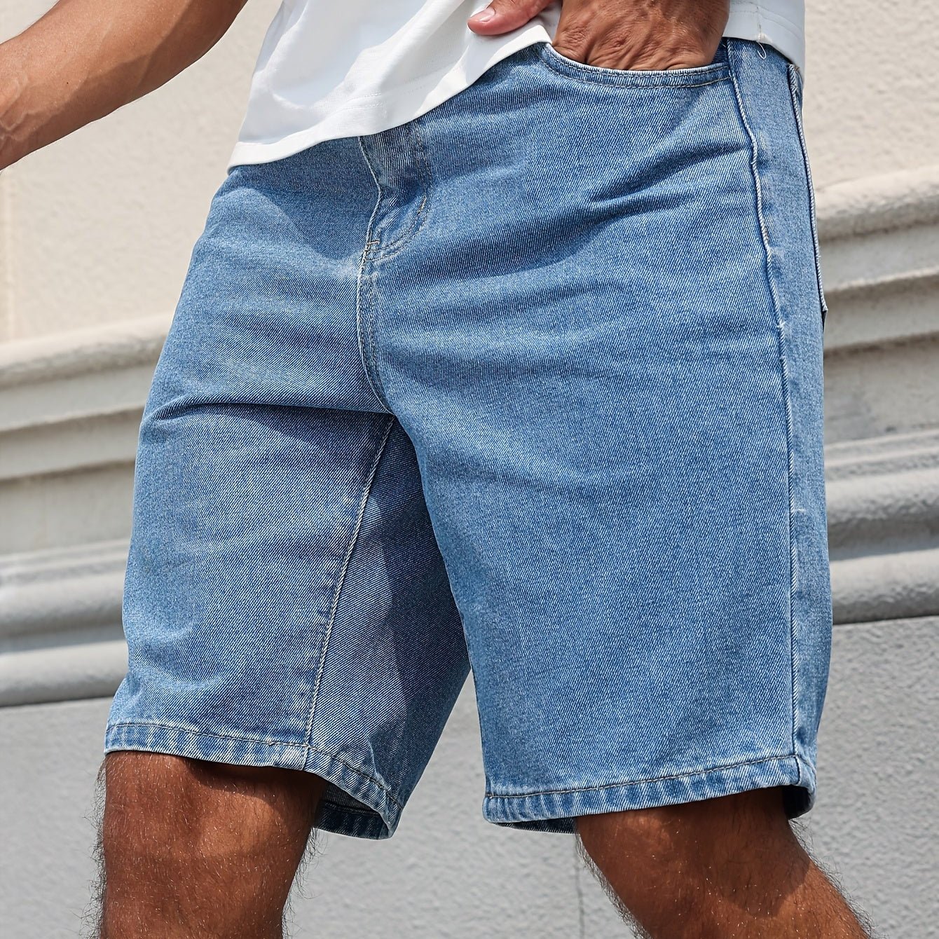 Alvento Denim Korte Broek - bellanza