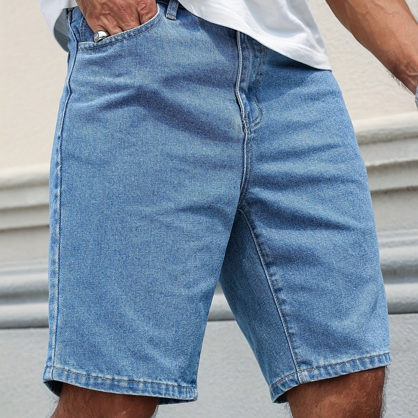 Alvento Denim Korte Broek - bellanza