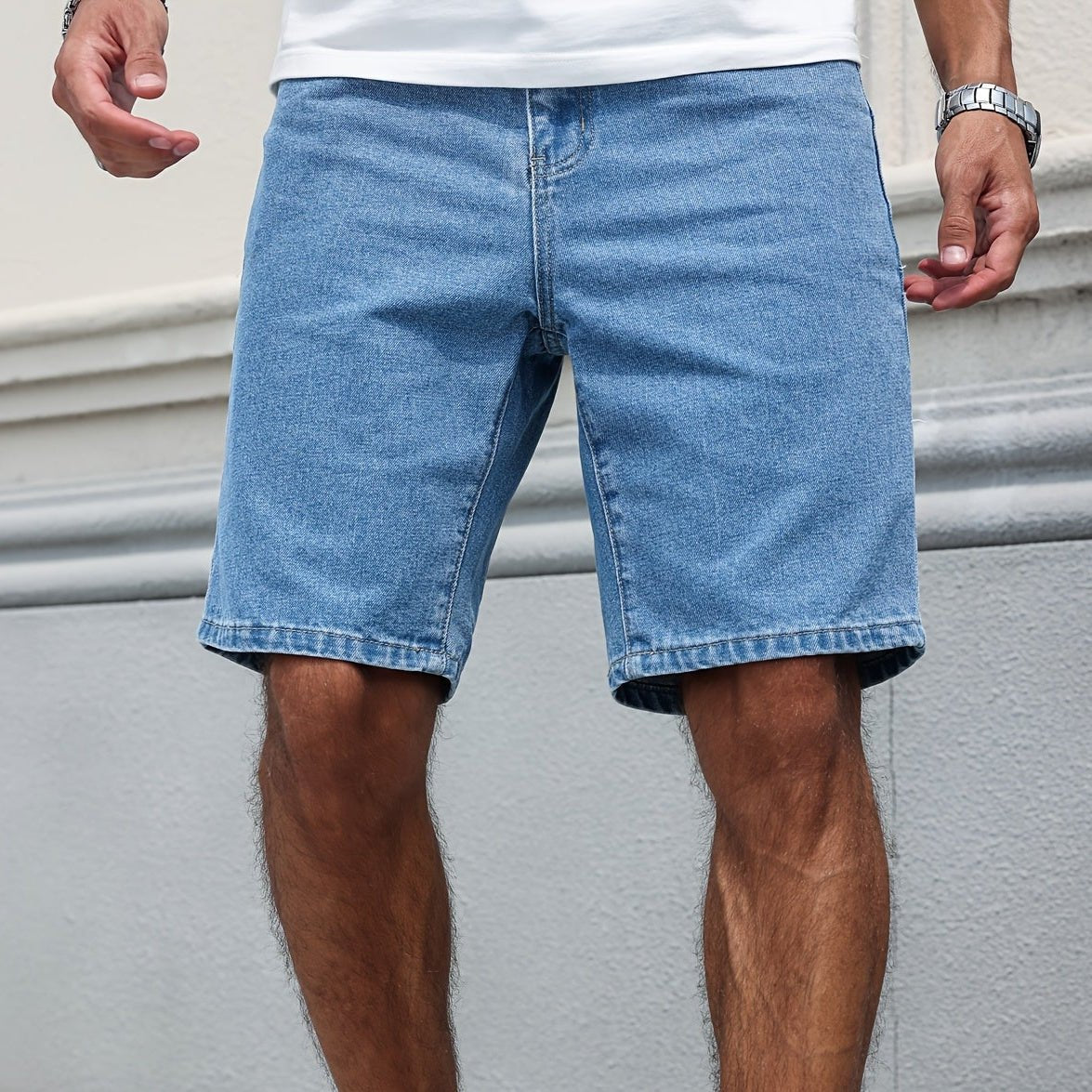 Alvento Denim Korte Broek - bellanza