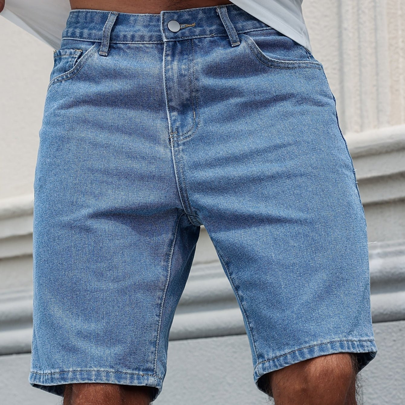 Alvento Denim Korte Broek - bellanza