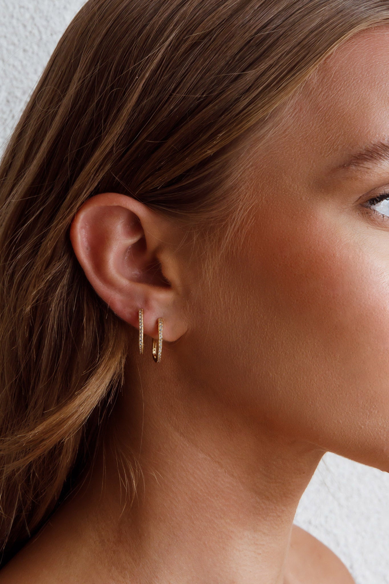 Ark Diamante Gouden Oorbellen - Bellanza