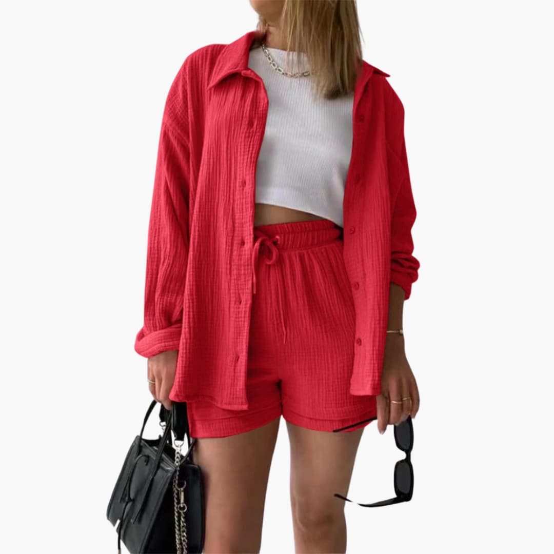 Aurélie™ | Casual tweedelige zomerset - bellanza