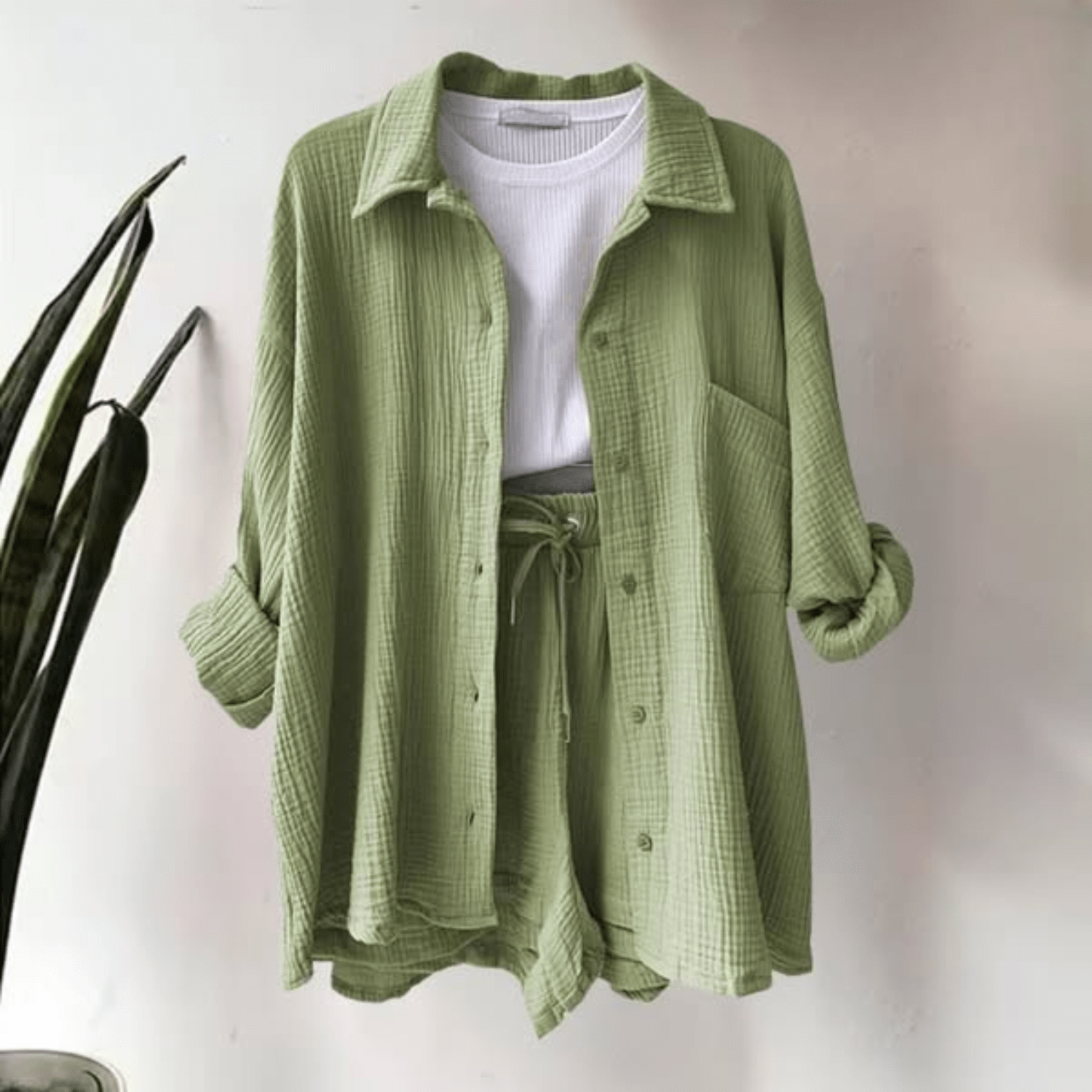 Aurélie™ | Casual tweedelige zomerset - bellanza