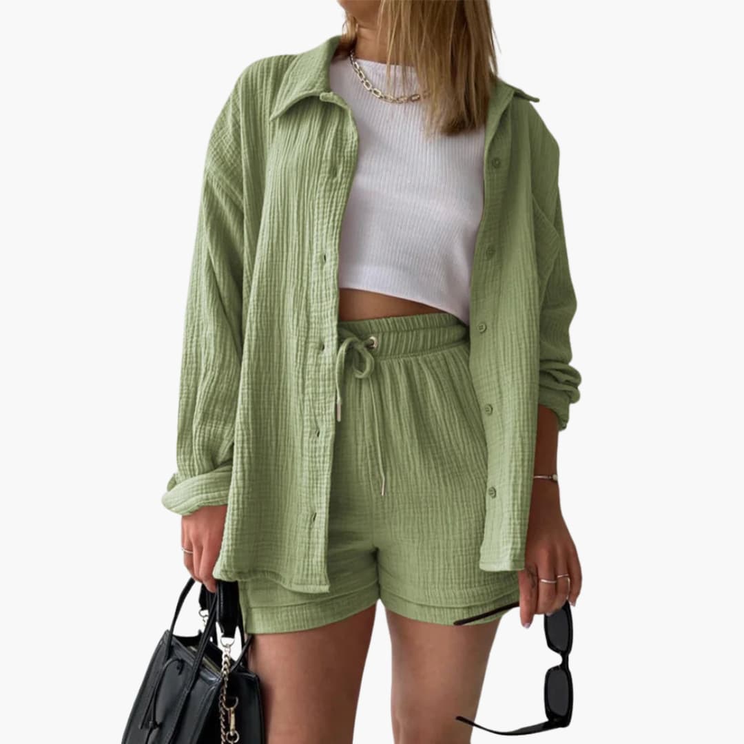 Aurélie™ | Casual tweedelige zomerset - bellanza