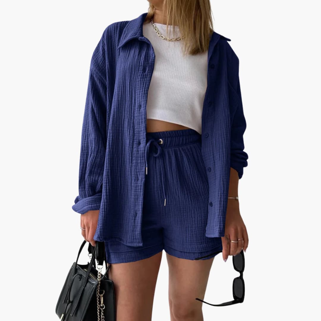 Aurélie™ | Casual tweedelige zomerset - bellanza