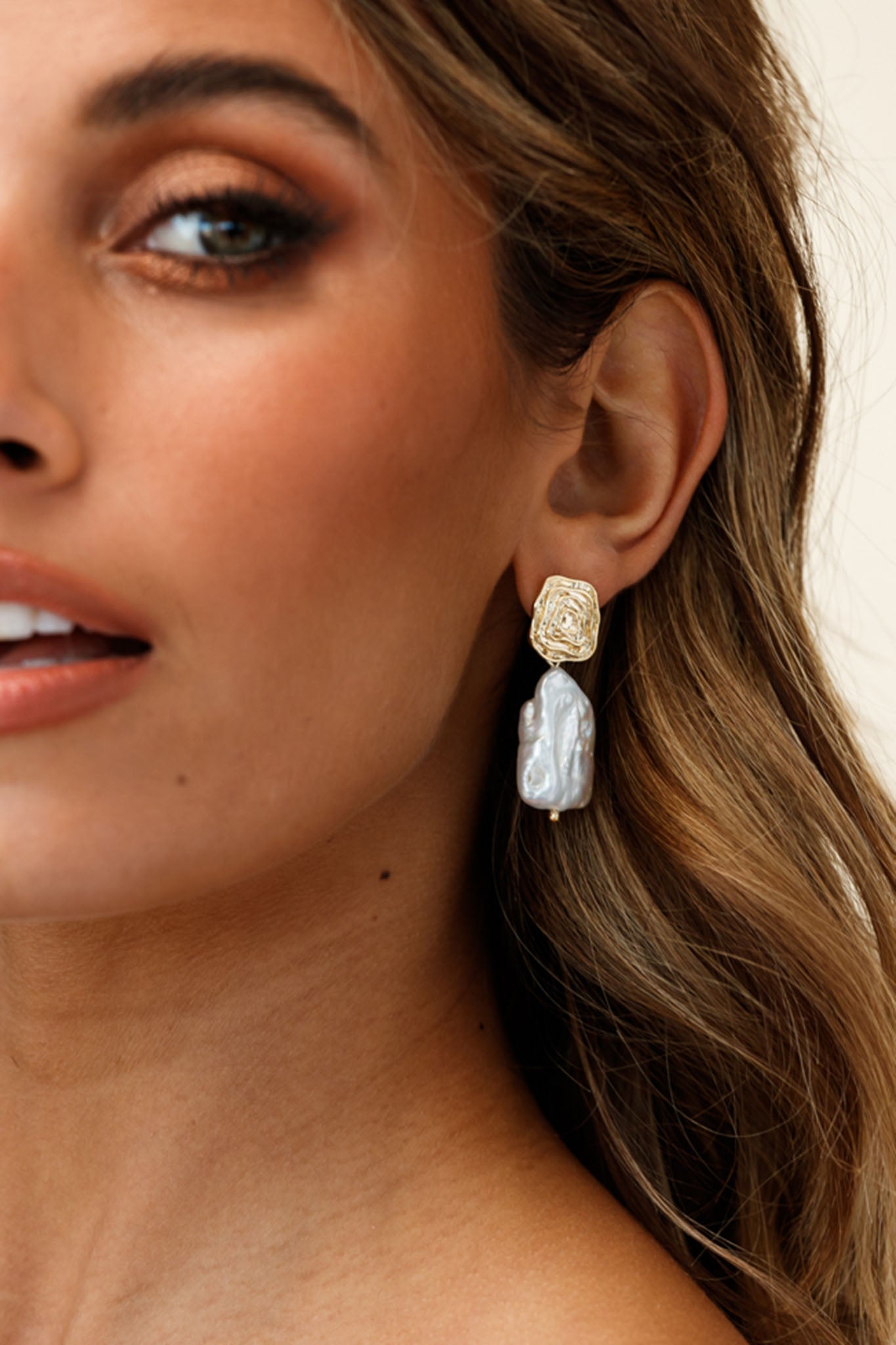 Barokke Oorbellen van Antigua met Parel - Bellanza