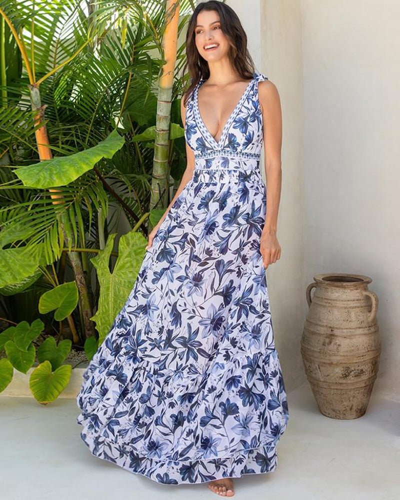 Bloom Set – Badpak met lange rok - bellanza