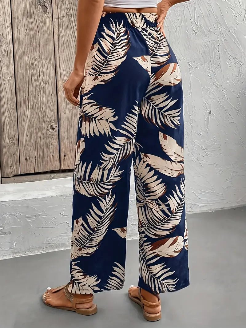 Camille™ | Luchtige Dames Zomerbroek met Bloemenprint - bellanza