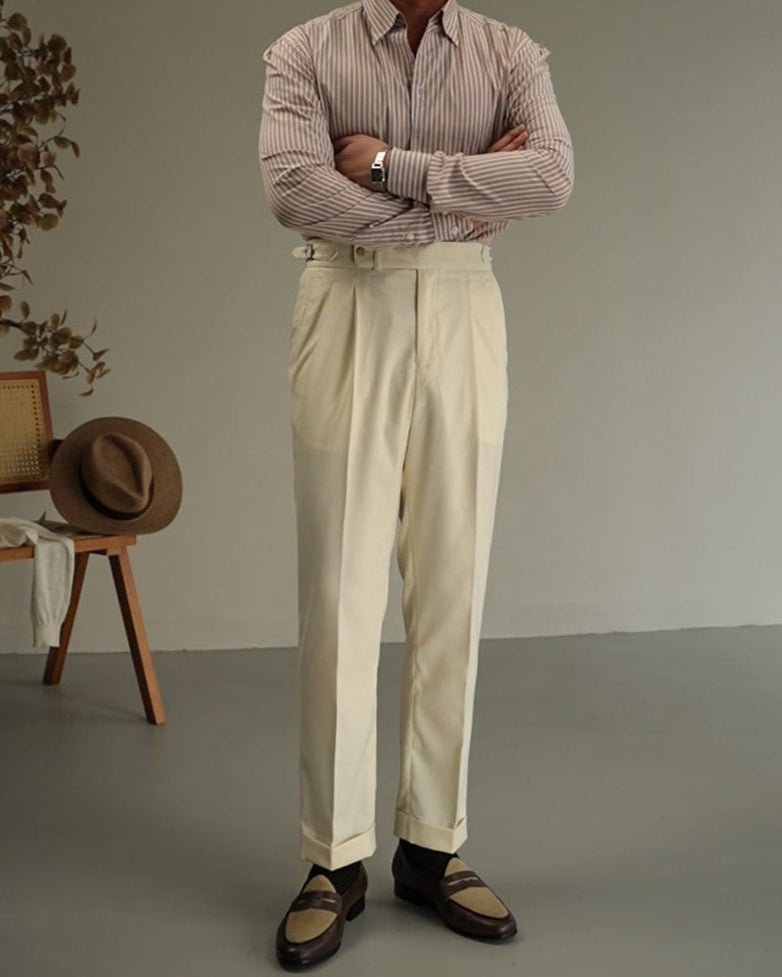 Carmesí Broek - Linnen - bellanza