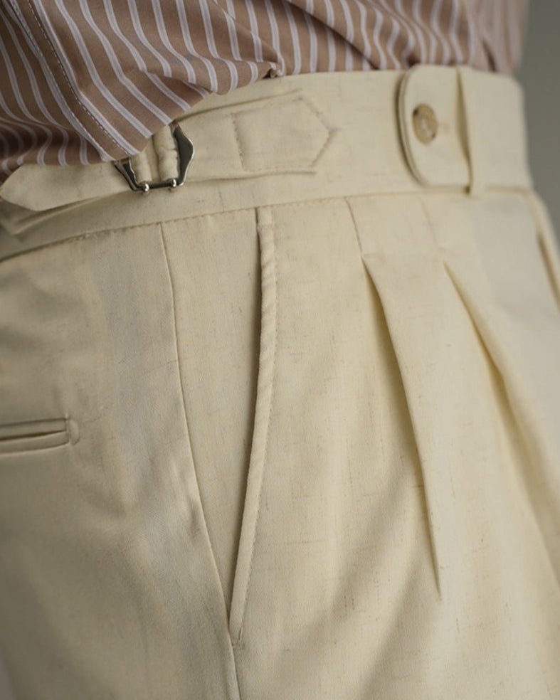 Carmesí Broek - Linnen - bellanza