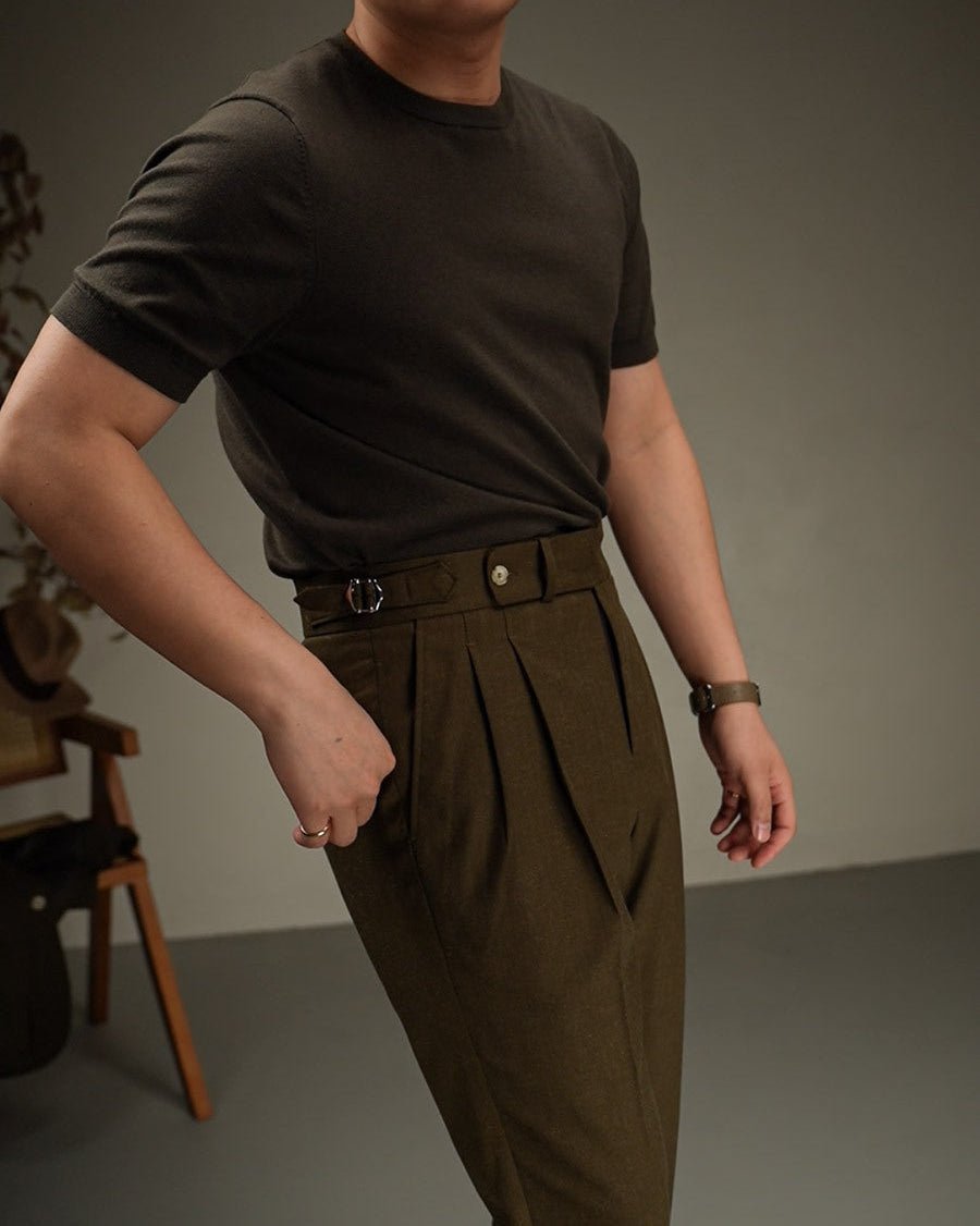 Carmesí Broek - Linnen - bellanza