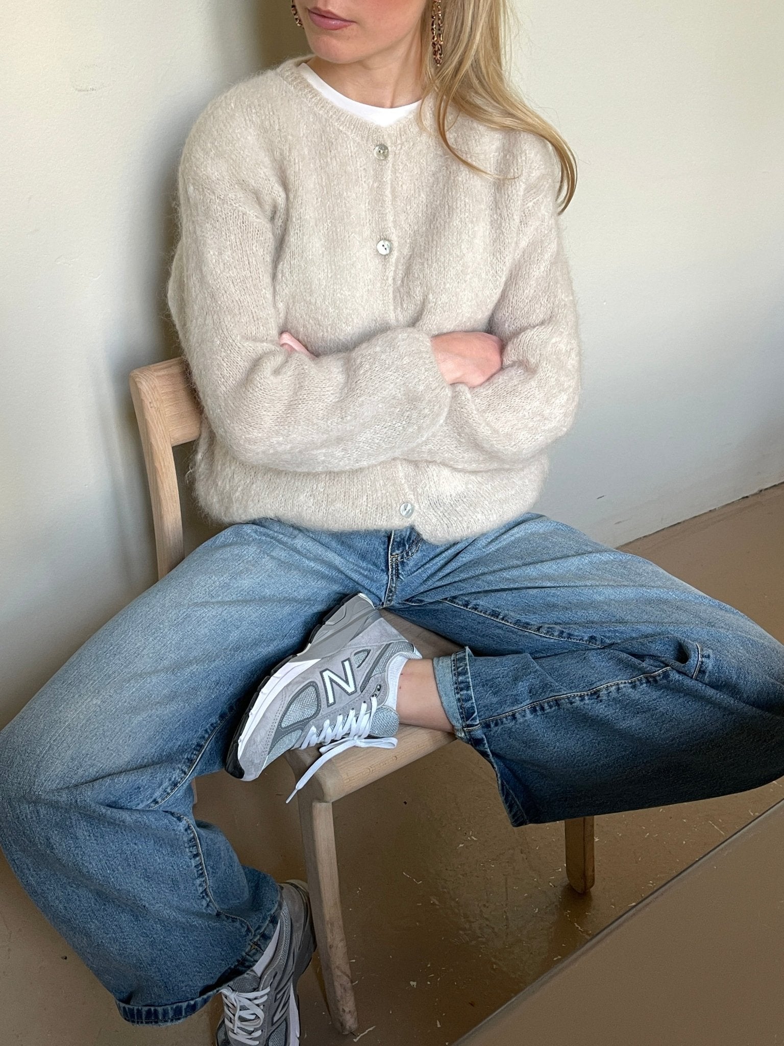 Casual Button Up Trui Met Knopen - bellanza