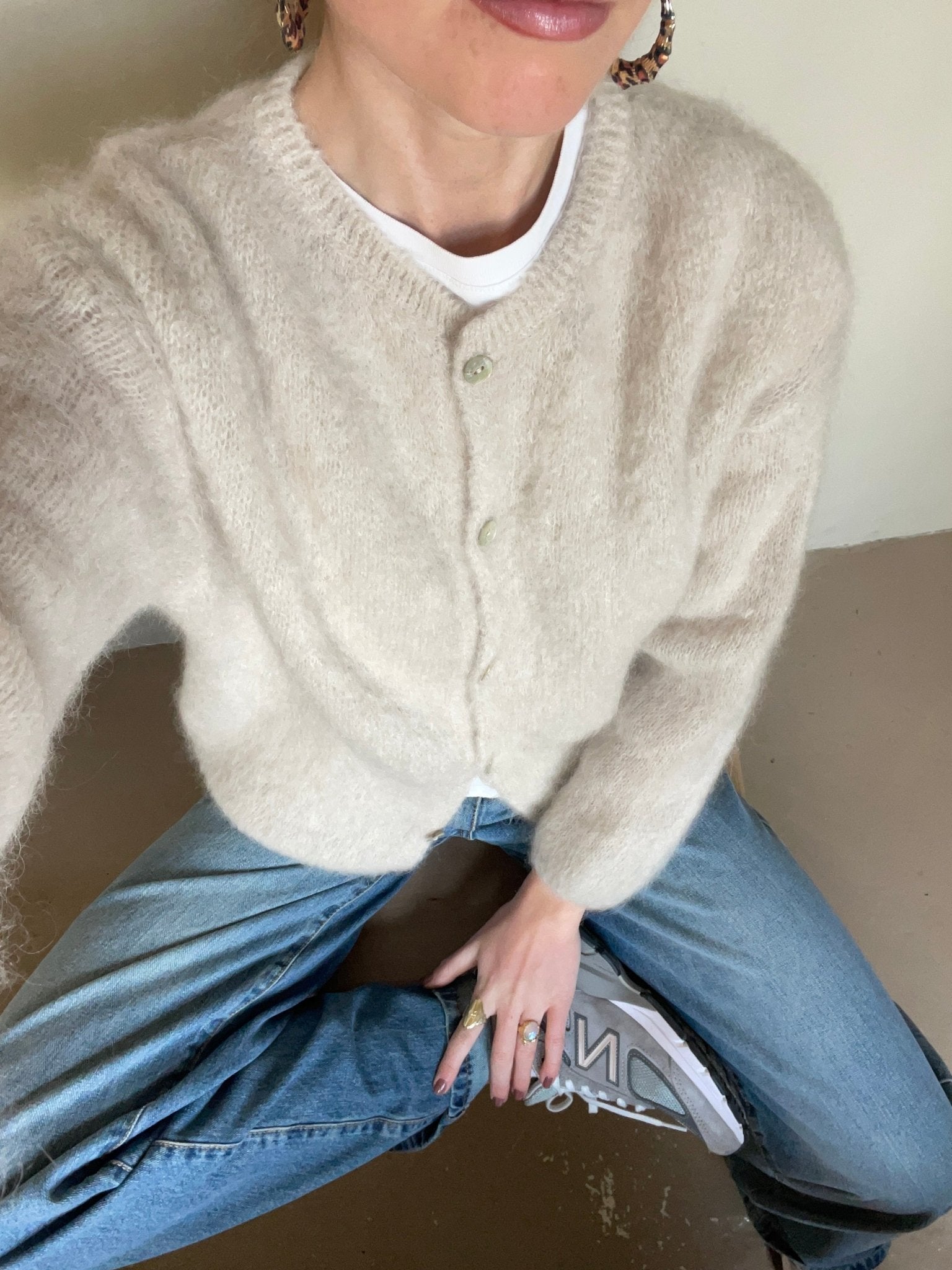 Casual Button Up Trui Met Knopen - bellanza