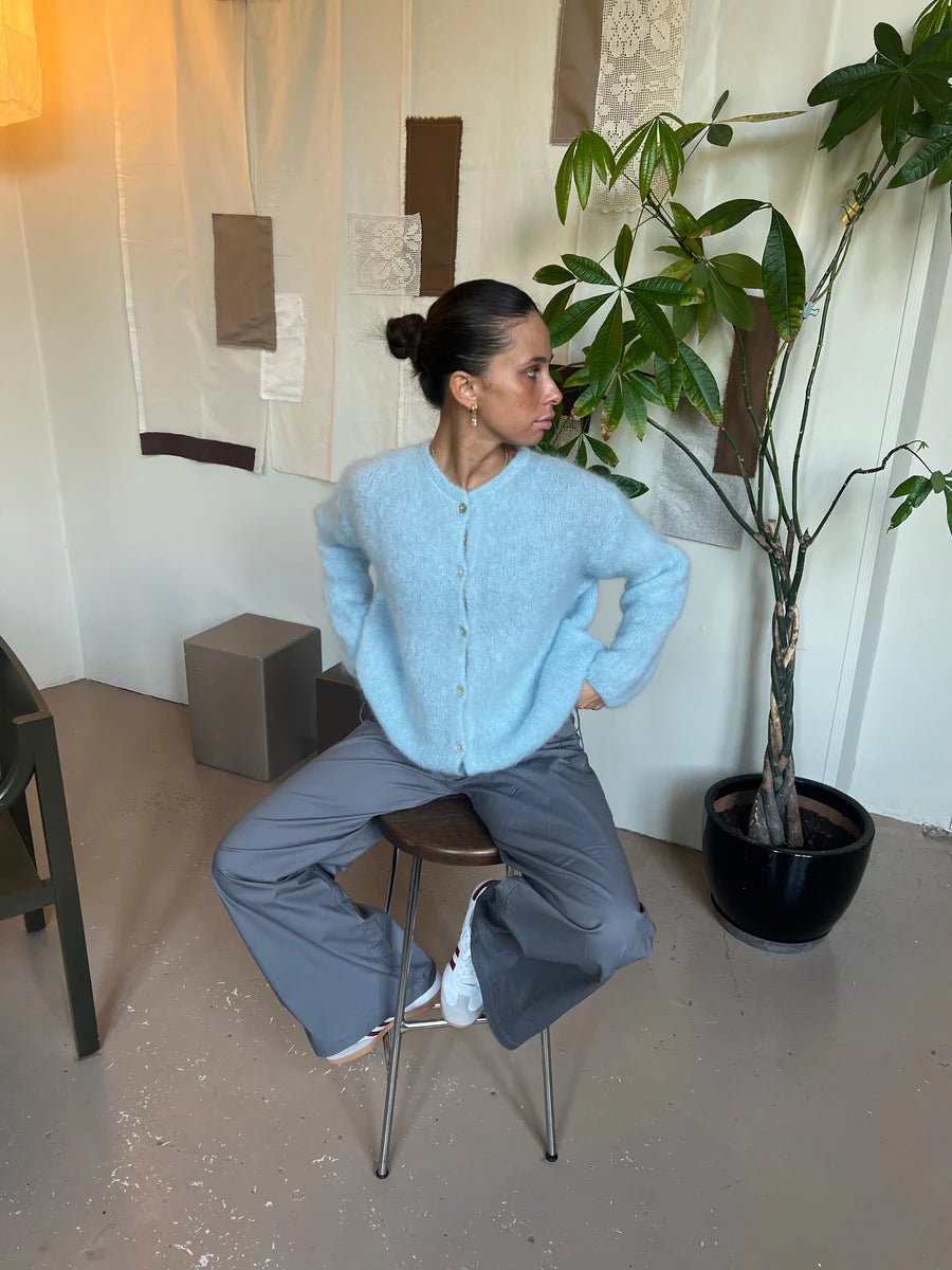 Casual Button Up Trui Met Knopen - bellanza