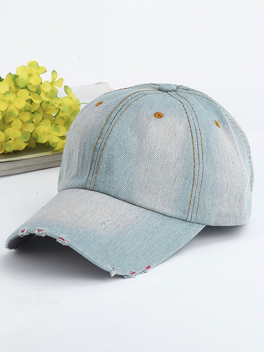 Casual Fashion Denim Sport Zonnebescherming Baseball Cap - Bellanza