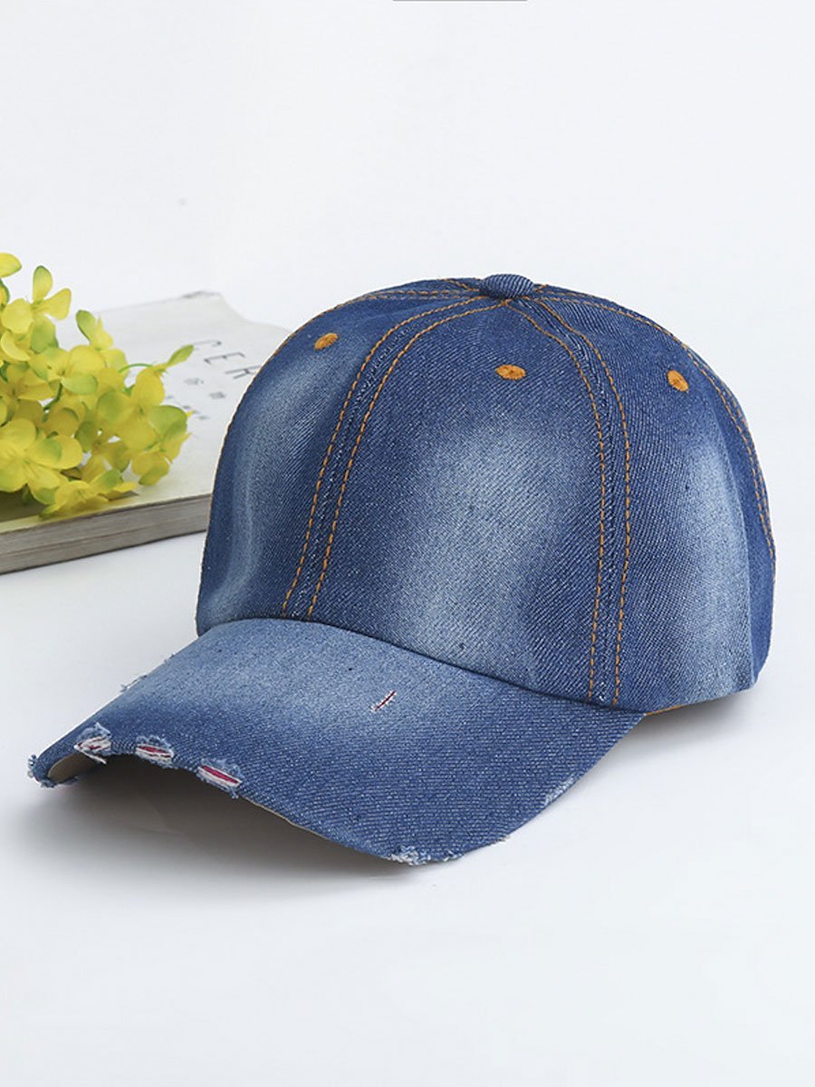 Casual Fashion Denim Sport Zonnebescherming Baseball Cap - Bellanza