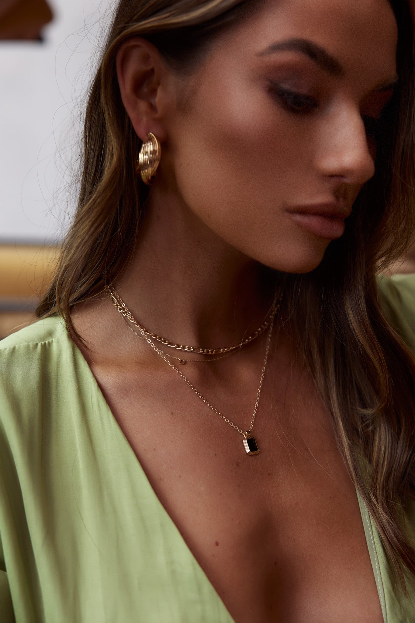 Celia gouden creolen - Bellanza