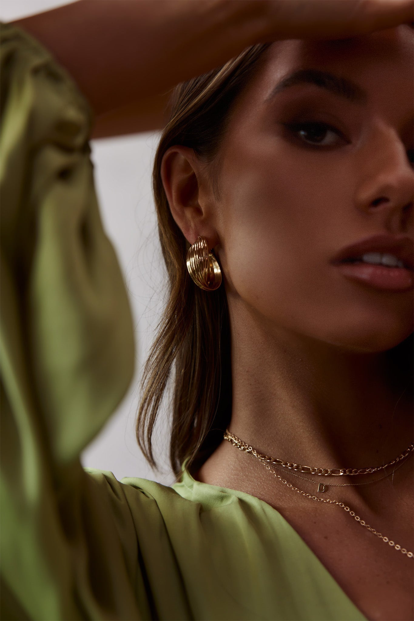 Celia gouden creolen - Bellanza