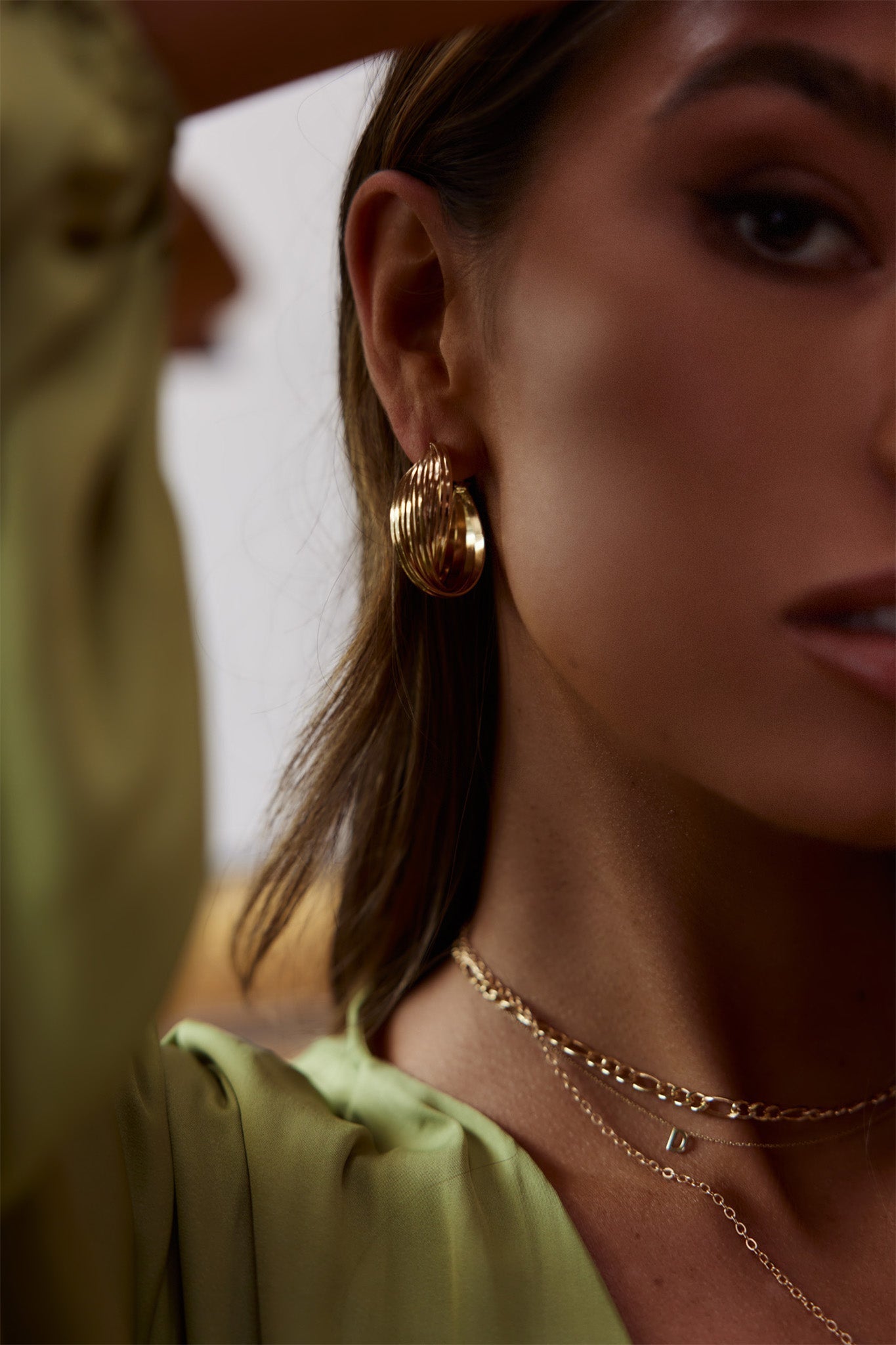 Celia gouden creolen - Bellanza