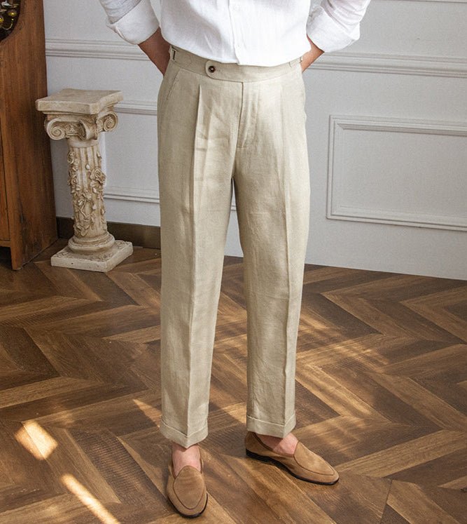 Celio Linnen Broek - bellanza