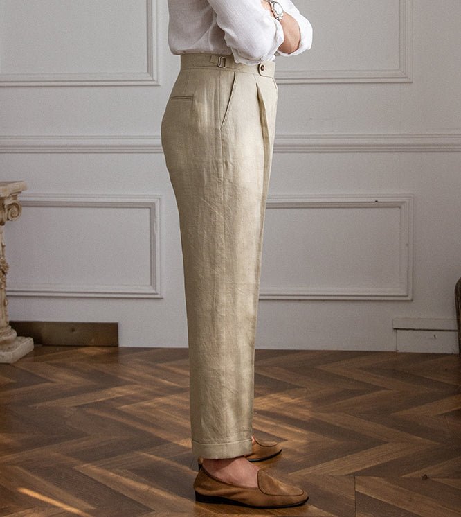 Celio Linnen Broek - bellanza