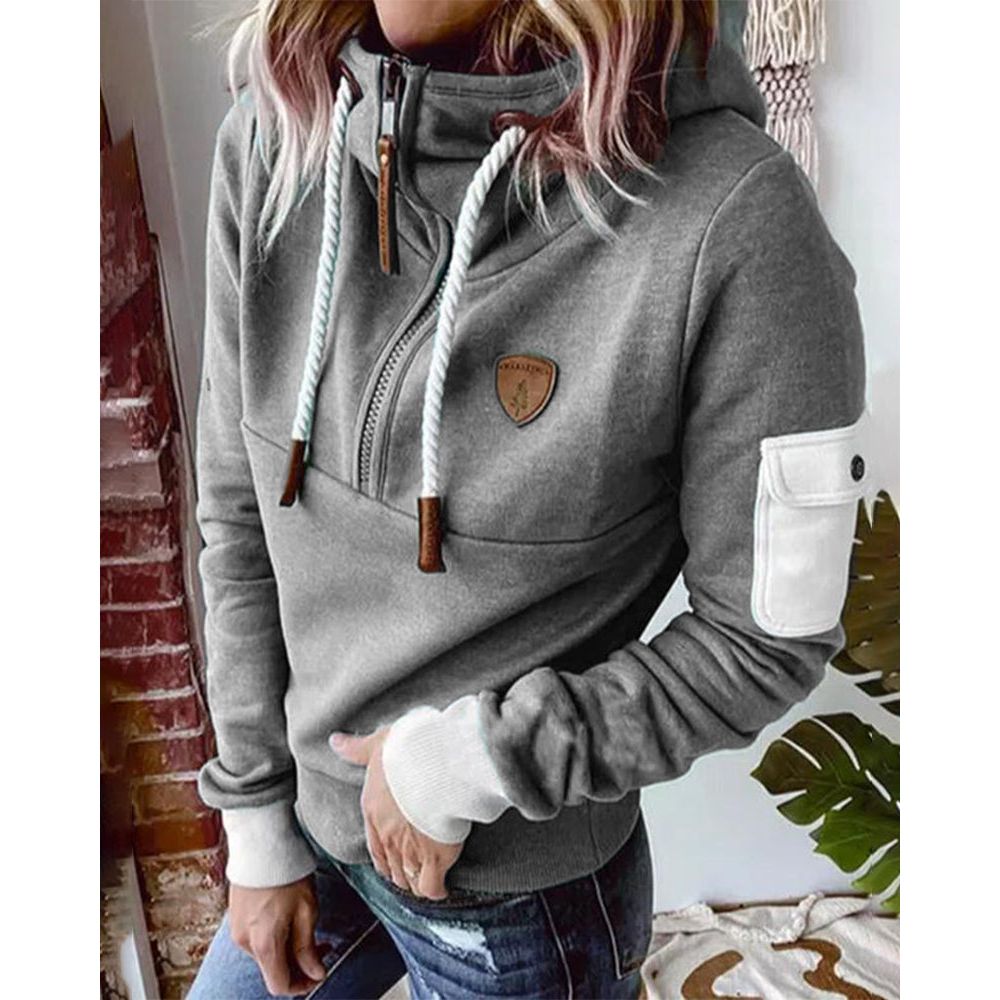 Chantal | Warme en Comfortabele Half - zip Trui - Bellanza