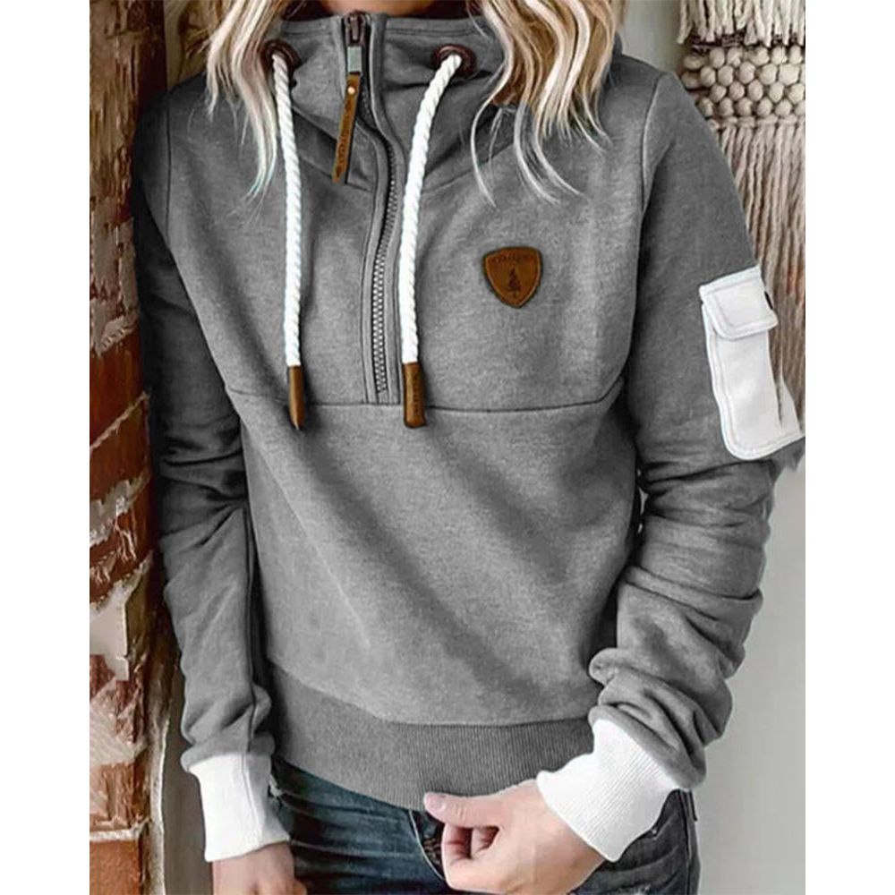 Chantal | Warme en Comfortabele Half - zip Trui - Bellanza