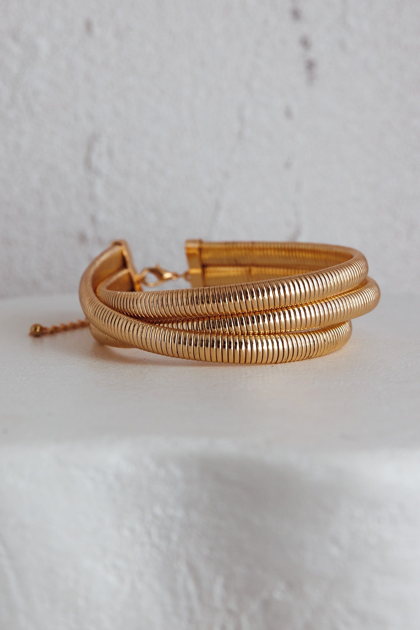 Choker Collier Multi Romeins Goud - Bellanza