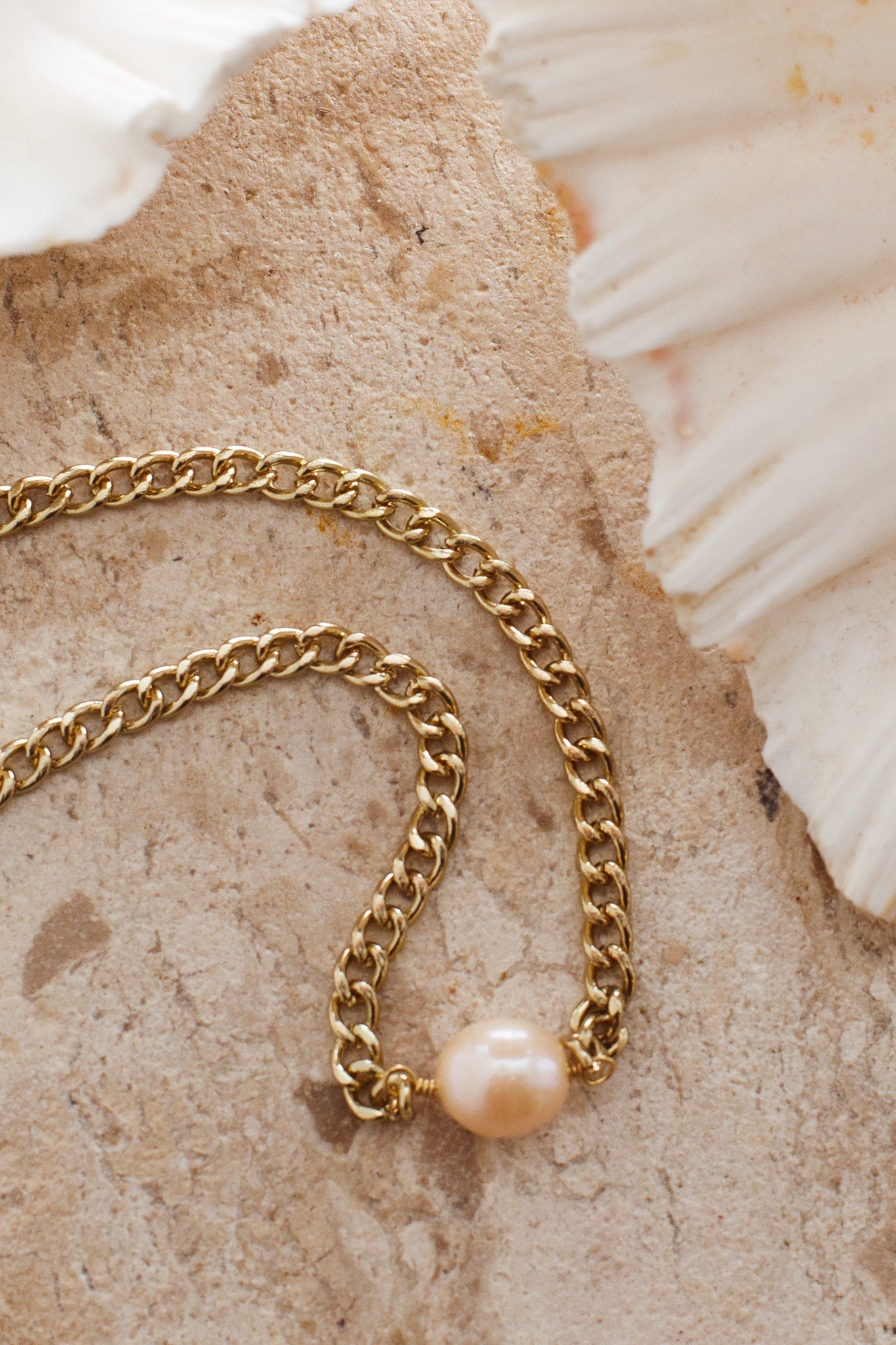 Collier Accent Perle Sienna Or - Bellanza