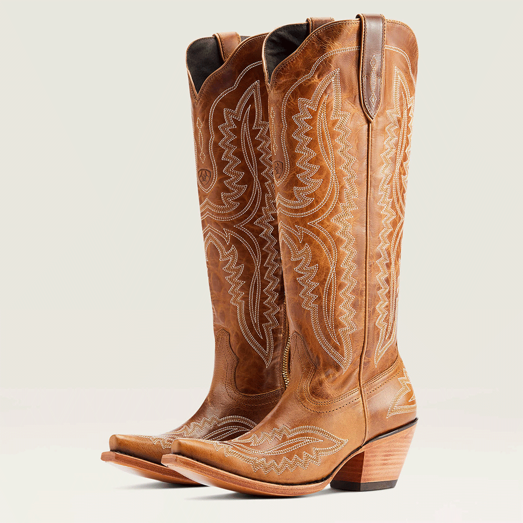 Cowboy Carter Outfits Vintage Geborduurde Puntige Neus Western Boots - Bellanza