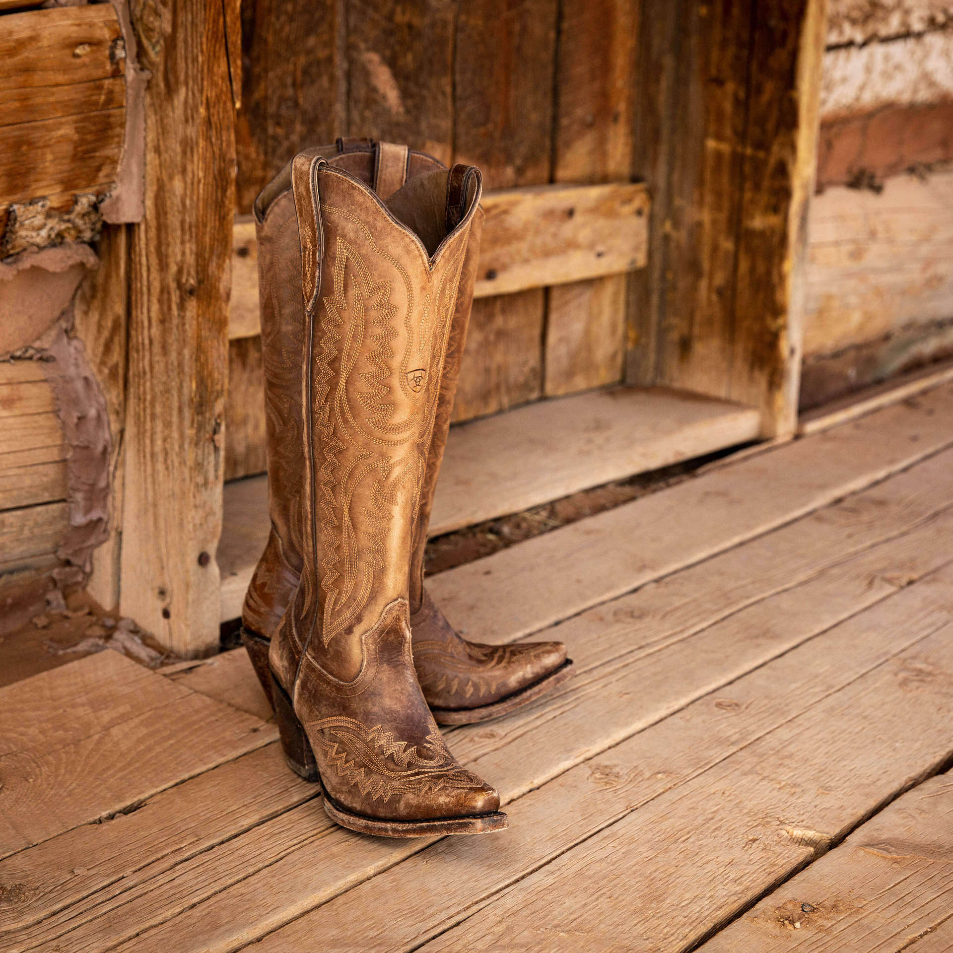 Cowboy Carter Outfits Vintage Geborduurde Puntige Neus Western Boots - Bellanza