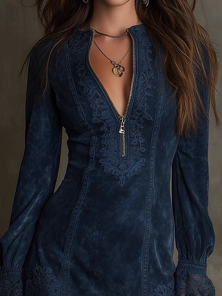 Debbie™ - Suède Minikleid - Bellanza