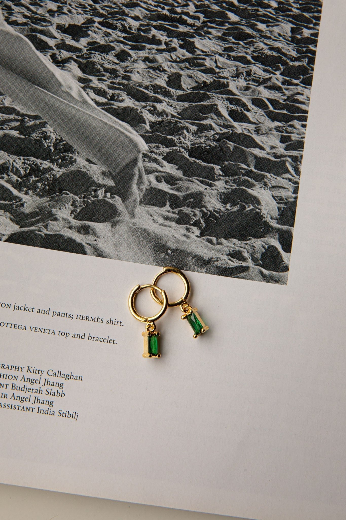 Diamante d'Avril Teal Oorbellen - Bellanza