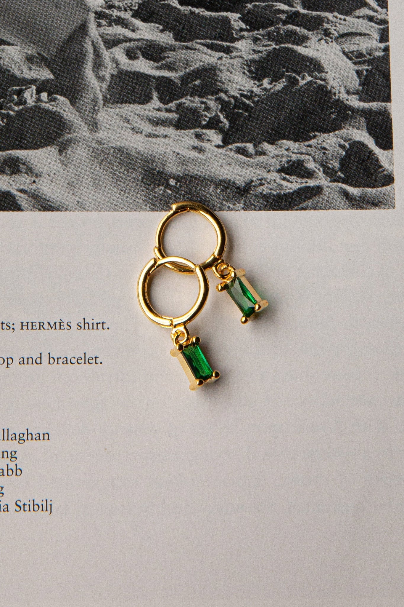 Diamante d'Avril Teal Oorbellen - Bellanza