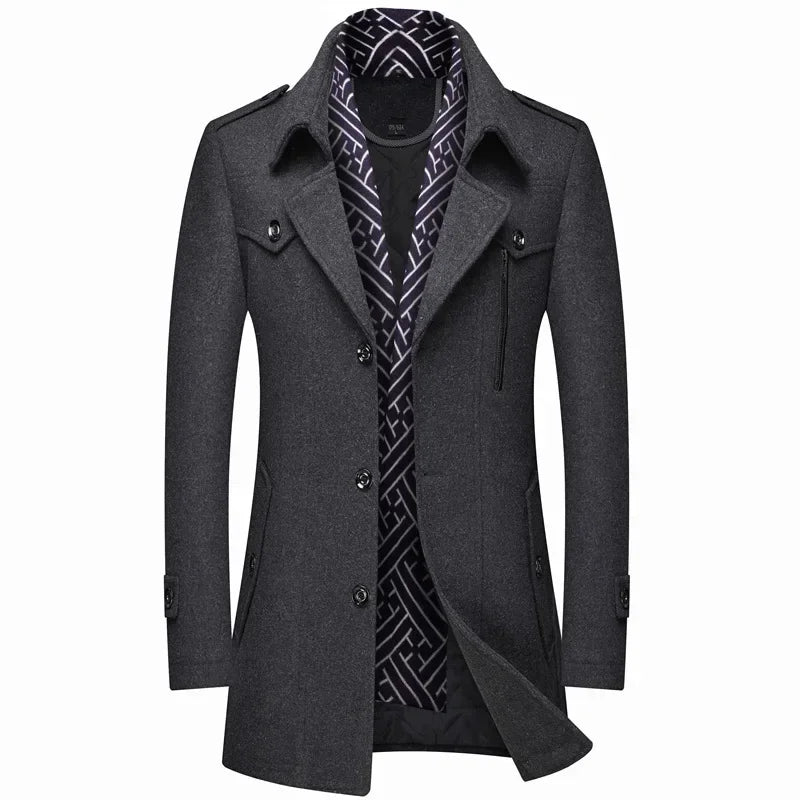 DUMONT LYON | WINTERJACK IN WOOL VOOR HEREN - Bellanza