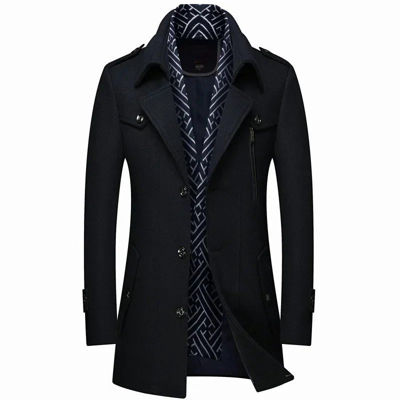 DUMONT LYON | WINTERJACK IN WOOL VOOR HEREN - Bellanza