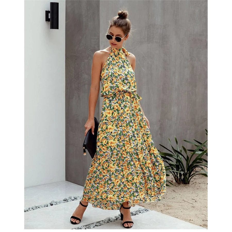 Edith™ - Kleurrijke Ibiza jurk - bellanza