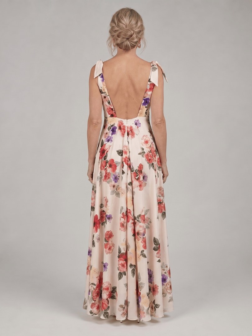 Elarose | Mouwloze Vloeiende Maxi Jurk - Bellanza